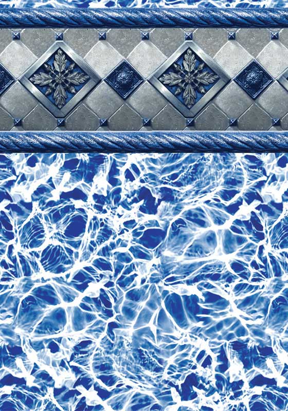 Silver Palace vinyl liner sample